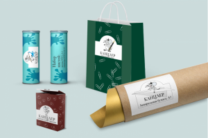 Фирменный стиль  для магазина канцелярских товаров