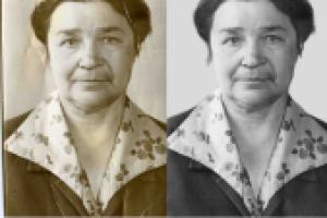 Реставрация черно-белой фотографии