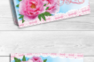 открытка пион