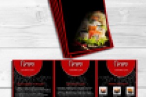 буклет меню