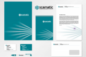 Фирменный стиль "Scamatic"