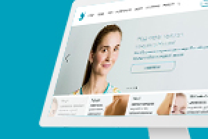 Сайт визитка для клиники "Линии"