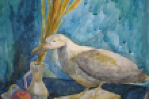 Натюрморт с птицей