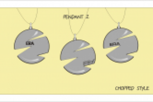 эскиз дизайна фирменного кулона