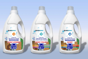 этикетка средство для мытья полов "Глоссхим"