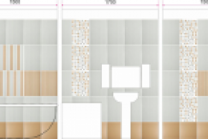 Раскладка плитки в ванной