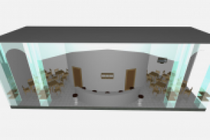 Планировочное решение выставочного стенда