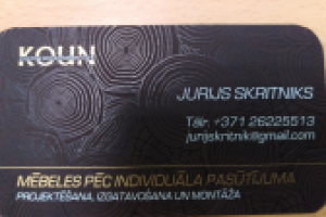 визитка для мастера по дереву