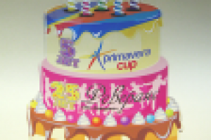 награда из оргстекла Primavera Cup торт
