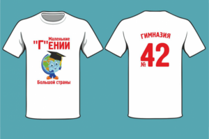 Дизайн футболки Г класса гимназии №42