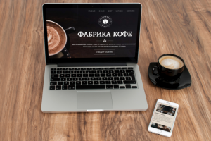 Вёрстка и адаптация сайта кафе.