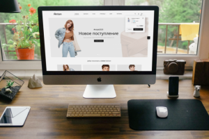 Вёрстка и адаптация макета интернет магазина.