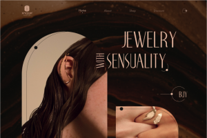 Дизайн лендинга для магазина бижутерии