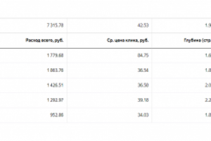 Я. Директ. Небольшая рекламная кампания (контекст)
