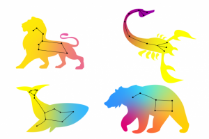 Иллюстрации для художественной школы «Космос»