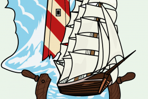 Векторная иллюстрация для клуба путешественников