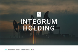 Корпоративный трехязычный сайт холдинга