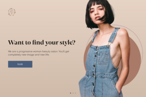 "Beauty Craft" landing page.