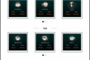 Лендинг для сети кофеен