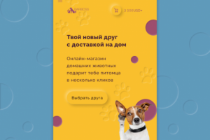 Адаптация интернет-зоомагазина для смартфона