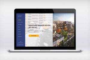 Лендинг для жилого комплекса ЖК "Амбасадор"