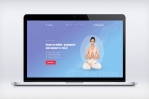 Лендинг для сайта Пилатес online