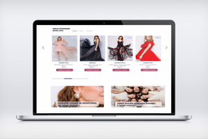 Многостраничный сайт Магазин платьев