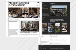 Сайт для студии дизайна и архитектуры