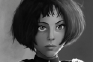 Стилизованный портрет Mathilda Lando (Natalie Portman)