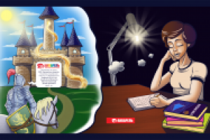 Разворот обложки тетради