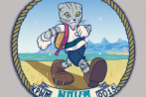 Макет наклейки Nova