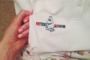 Логотип для детского центра "Муми-домик"