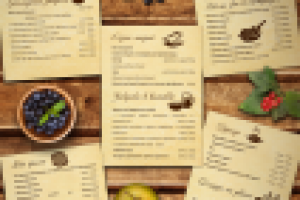 Разработка меню для Ресторана "Ильинские холмы"