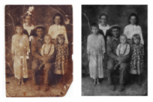 Восстановление поврежденного фото