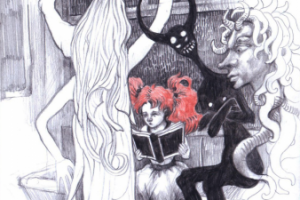 Чтение с монстрами: анимированный арт