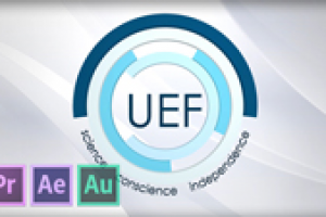 Анимированный 3D логотип для вуза БГЭУ-УЭФ (UEF)