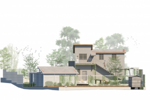 Проект участка частного жилого дома