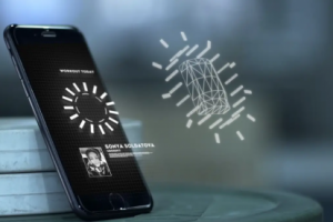 Fitness tracker advertisement