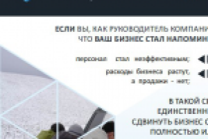 Коммерческое предложение бизнес школы: текст+дизайн