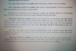 Barcelona hotels for families