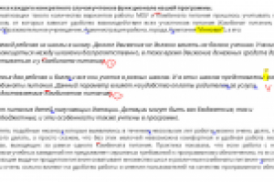 Пример корректуры в Adobe Acrobat