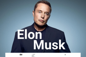 Дизайн сайта "Илон Маск"