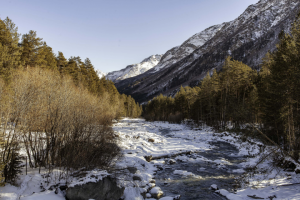 Баксан зимой