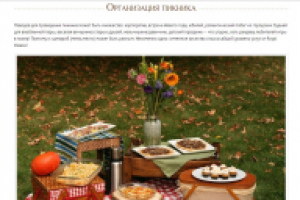 Организация пикника