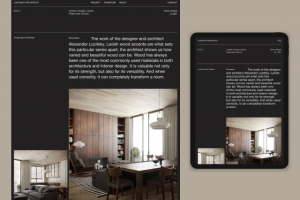 Дизайн сайта для LOZITSKIIY ARCHITECTS