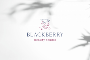 Логотип для студии красоты Blackberry