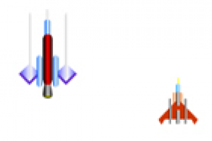 2 космических корабля для игры Вкосмосе