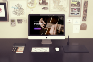 Сайт-визитка для онлайн-школы игры на гитаре