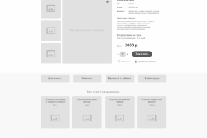 Этап прототипирования ИМ на примере карточки товара