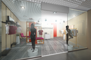 Дизайн-проект магазина женской одежды